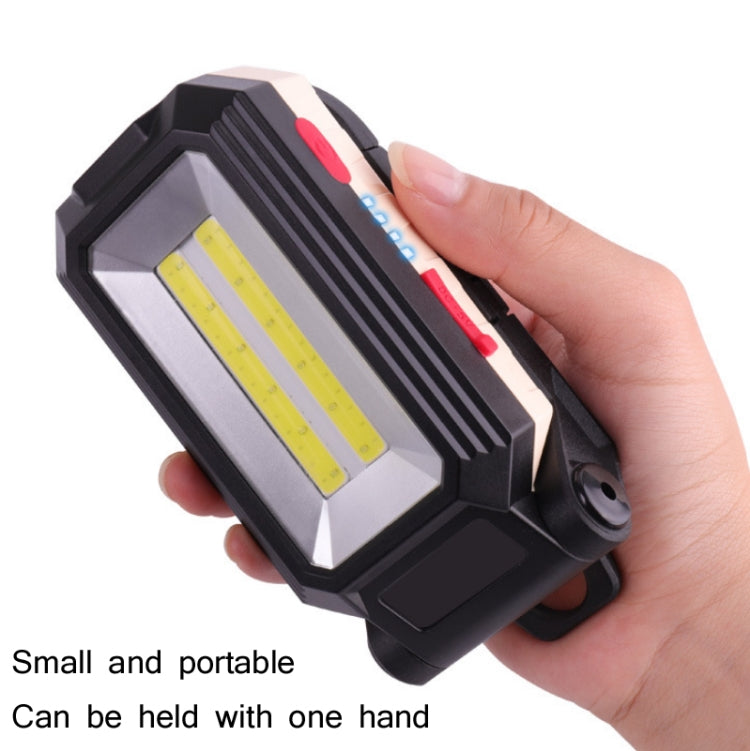 W559 2 COB + T6 Glare Car Inspection Working Light USB Charging LED Folding Camping Lamp with Hook + Magnet - Camping Lighting by buy2fix | Online Shopping UK | buy2fix