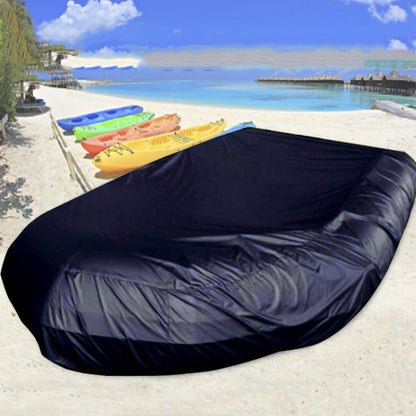 Waterproof Dust-Proof And UV-Proof Inflatable Rubber Boat Protective Cover Kayak Cover, Size: 520x94x46cm(Black) - Marine Accessories & Parts by buy2fix | Online Shopping UK | buy2fix