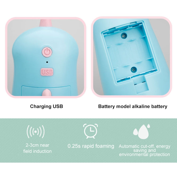 Childlike Home Intelligent Sensor Contact-Free Soap Dispenser Automatic Hand Washing Machine, Specification: Gel Charging (Blue) - Soap Dispenser by buy2fix | Online Shopping UK | buy2fix