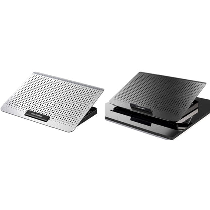 ICE COOREL Laptop Aluminum Alloy Radiator Fan Silent Notebook Cooling Bracket, Colour: Space Silver - Cooling Pads by ICE COOREL | Online Shopping UK | buy2fix