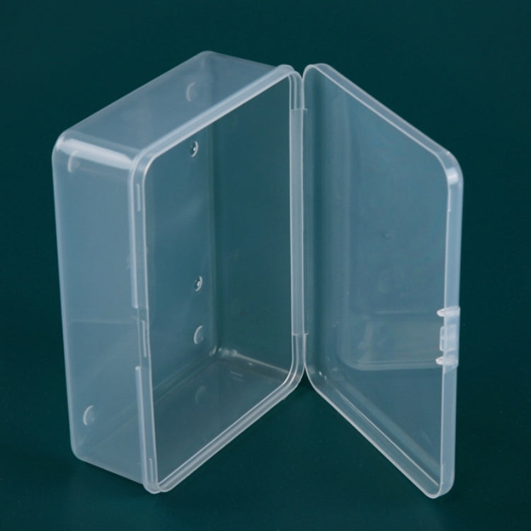 PP Rectangular Transparent Plastic Box Flip Cover Parts Hardware Tool Storage Box - Storage Boxes by buy2fix | Online Shopping UK | buy2fix