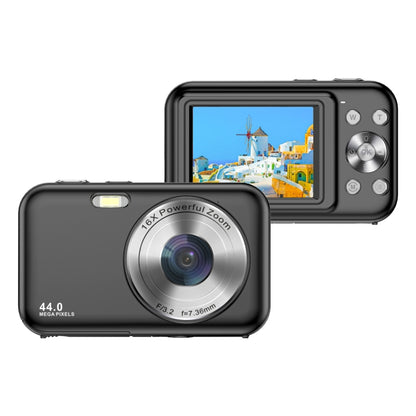 DC406L 2.4-Inch 1080P Mini HD 16X Zoom Digital Camera Home Children Camera US Plug(Black) - Children Cameras by buy2fix | Online Shopping UK | buy2fix