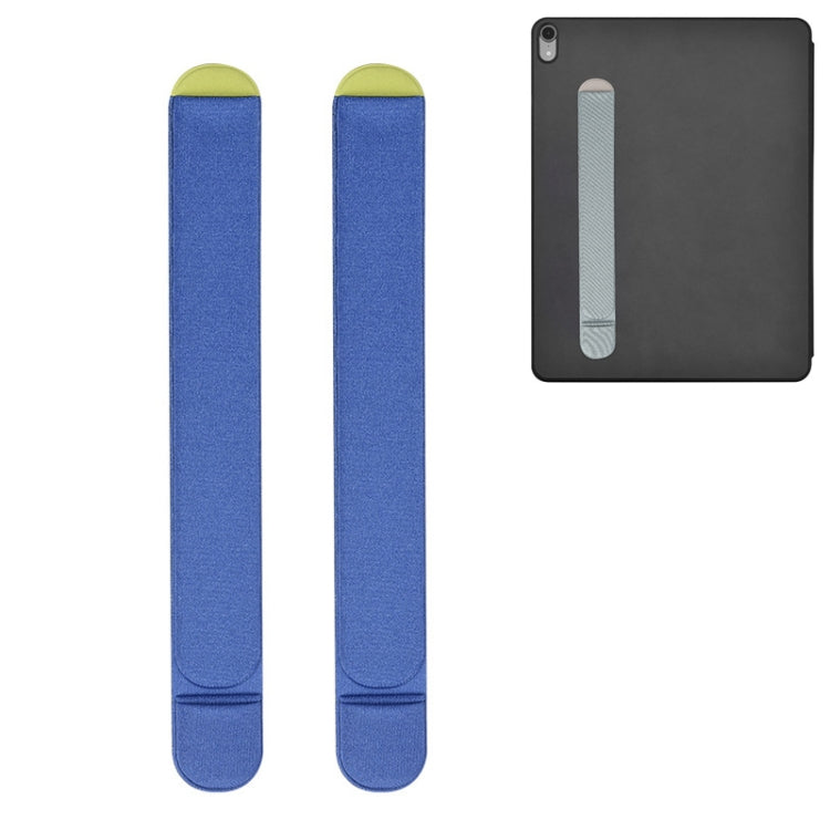 2 PCS Sticky Flannel Stylus Pen Protective Case For Apple Pencil 1(Blue) - Pencil Accessories by buy2fix | Online Shopping UK | buy2fix