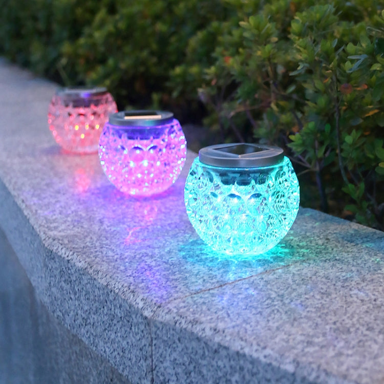 Solar Outdoor Wishing Glass Jar Courtyard Decoration Light(White Light) - Solar Lights by buy2fix | Online Shopping UK | buy2fix