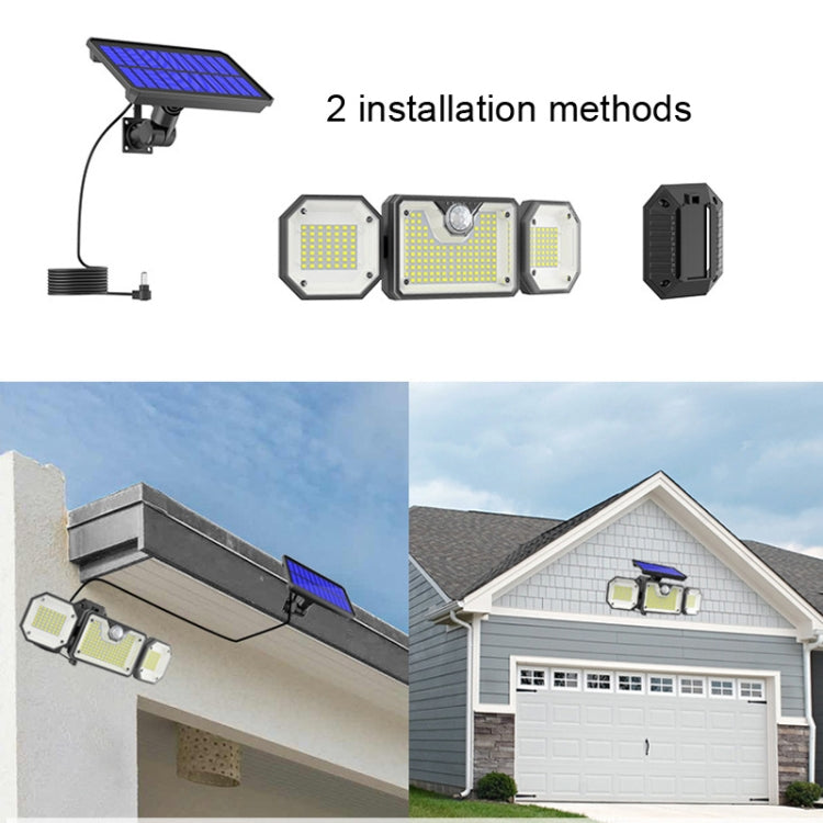 Solar Human Body Sensor Light LED Outdoor Waterproof Garden Light, Style: Split 226LED - Solar Lights by buy2fix | Online Shopping UK | buy2fix