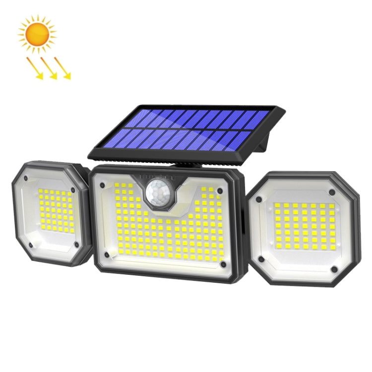 Solar Human Body Sensor Light LED Outdoor Waterproof Garden Light, Style: All In One 226LED - Solar Lights by buy2fix | Online Shopping UK | buy2fix