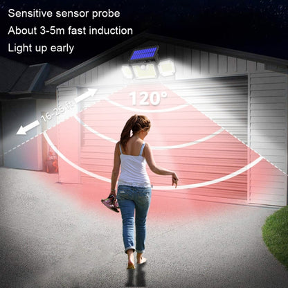 Solar Human Body Sensor Light LED Outdoor Waterproof Garden Light, Style: All In One 226LED - Solar Lights by buy2fix | Online Shopping UK | buy2fix