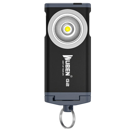 WUBEN G2 Strong Light LED Flashlight USB Outdoor Campers And Household Super Bright Key Chain Light(Black) - LED Flashlight by WUBEN | Online Shopping UK | buy2fix