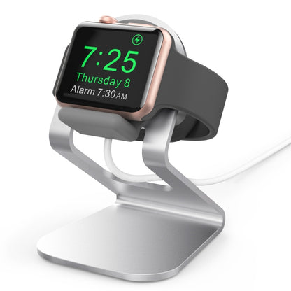 AhaStyle ST03 For Apple Watch Series Aluminum Alloy Stand Base(Silver) - Charger / Holder by AhaStyle | Online Shopping UK | buy2fix