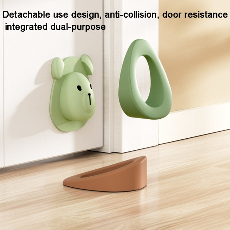 Cartoon Silicone Door Stopper Anti-Collision Door Blocker(Coffee) - Crash Pads by buy2fix | Online Shopping UK | buy2fix