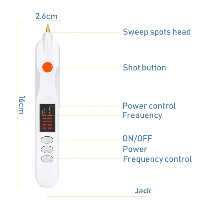 Spot Mole Pen Spot Removal Instrument Home Beauty Instrument, Spec: US  Plug -in Model(Golden) - Beauty Instrument by buy2fix | Online Shopping UK | buy2fix