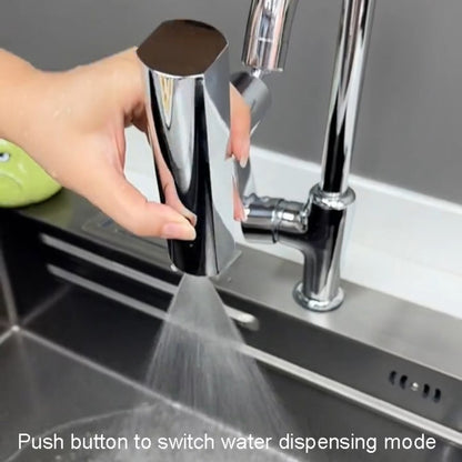 Multi-functional Flying Rain Waterfall Spout Connector Kitchen Faucet Splash Universal Swivel Bubbler, Color: Silver - Faucets & Accessories by buy2fix | Online Shopping UK | buy2fix