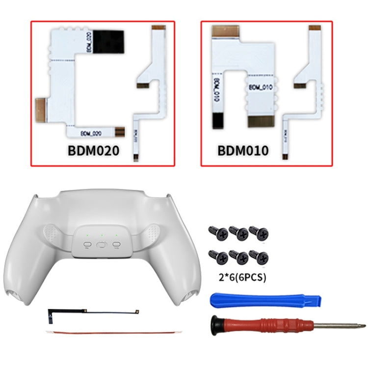 For PS5 Dual Back Clip Button Programmable Keys DIY Kit(White) - Gamepads by buy2fix | Online Shopping UK | buy2fix