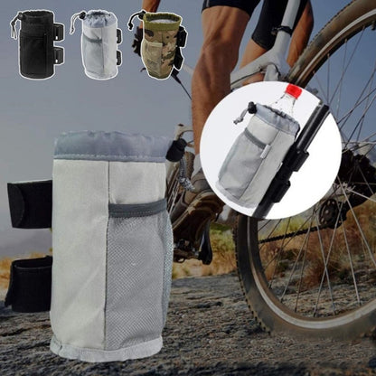 Bicycle Water Cup Holder Stroller Hanging Bottle Bag(Grey) - Bicycle Bags by buy2fix | Online Shopping UK | buy2fix