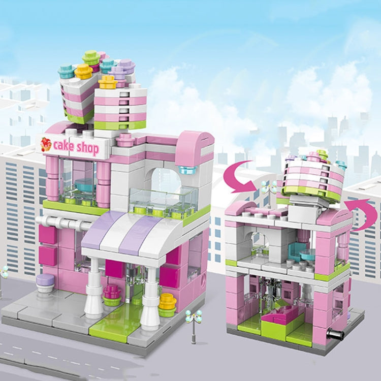 LELE BROTHER Children Assembling Mini City Street Scene Building Blocks, Style: 8537-8 Cake Shop - Building Blocks by LELE BROTHER | Online Shopping UK | buy2fix