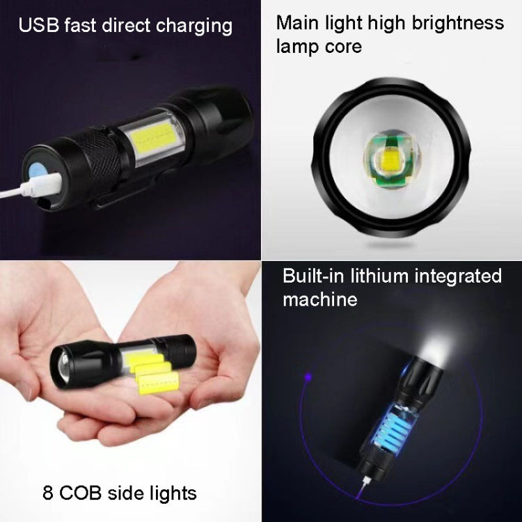 Mini Portable Flashlight Strong Light Charging Durable LED Light - Mini Flashlight by buy2fix | Online Shopping UK | buy2fix