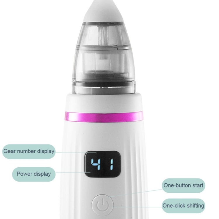 USB Charging Baby Snot Cleaner Electric Nasal Aspirator(White Silver) - Baby Care by buy2fix | Online Shopping UK | buy2fix