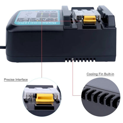 LUOMASHI For Makita 18V Lithium Battery Charger, Model: EU Plug - Electric Saws & Accessories by LUOMASHI | Online Shopping UK | buy2fix