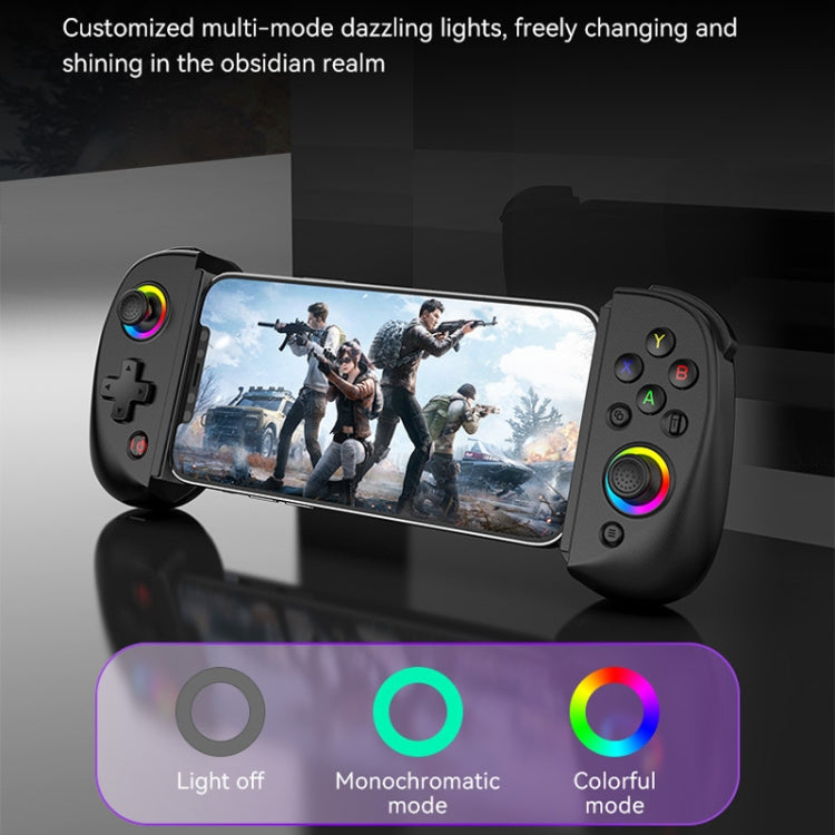 D8 Mobile Phone Stretch Band Light Gamepad Dual Hall Wireless Bluetooth Somatic Vibration Grip for PC / Android / IOS / Tablet / PS3 / PS4 / Switch, Color: White - Gamepads by buy2fix | Online Shopping UK | buy2fix