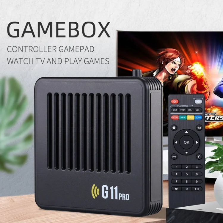 G11 PRO Game Machine TV Box Dual System HDMI HD 4K Retro Arcade, Style: 256G+Charging Handle - Pocket Console by buy2fix | Online Shopping UK | buy2fix