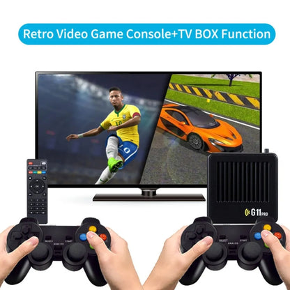 G11 PRO Game Machine TV Box Dual System HDMI HD 4K Retro Arcade, Style: 64G+Charging Handle - Pocket Console by buy2fix | Online Shopping UK | buy2fix