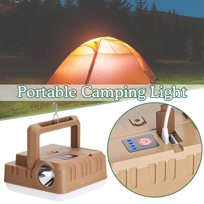 Outdoor Camping Tent Lamp USB Rechargeable LED Long Life Camping Lights - Camping Lighting by buy2fix | Online Shopping UK | buy2fix