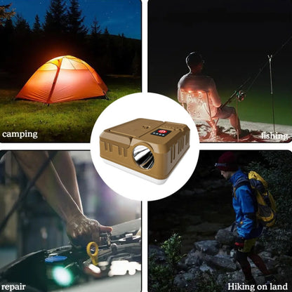 Outdoor Camping Tent Lamp USB Rechargeable LED Long Life Camping Lights - Camping Lighting by buy2fix | Online Shopping UK | buy2fix