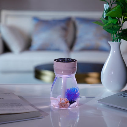 FH-068 Mini USB Car Home Colorful Light Bottle Micro Landscape Humidifier(Pink) - Air Purifiers & Accessories by buy2fix | Online Shopping UK | buy2fix