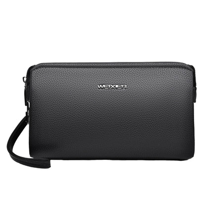 WEIXIER W125 Men Clutch Bag Password Zipper Business Phone Case(Black) - Wallets by WEIXIER | Online Shopping UK | buy2fix