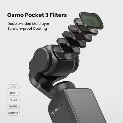 For DJI Osmo Pocket 3 aMagisn HD Double Sided Coated Filters Sports Camera Protective Goggles, Style: CPL - Lens Accessories by aMagisn | Online Shopping UK | buy2fix
