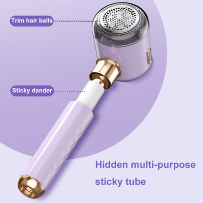 Electric Hair Ball Trimmer Household Hair Removal Ball Tool Shaver, Color: Digital-Purple - Sponges, Cloths & Brushes by buy2fix | Online Shopping UK | buy2fix