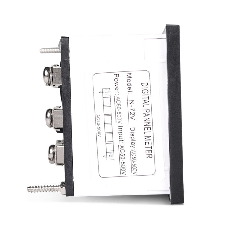 SINOTIMER N-72V AC Voltage Signal Indicator Square Turntable LED Digital Display Voltmeter - Current & Voltage Tester by SINOTIMER | Online Shopping UK | buy2fix