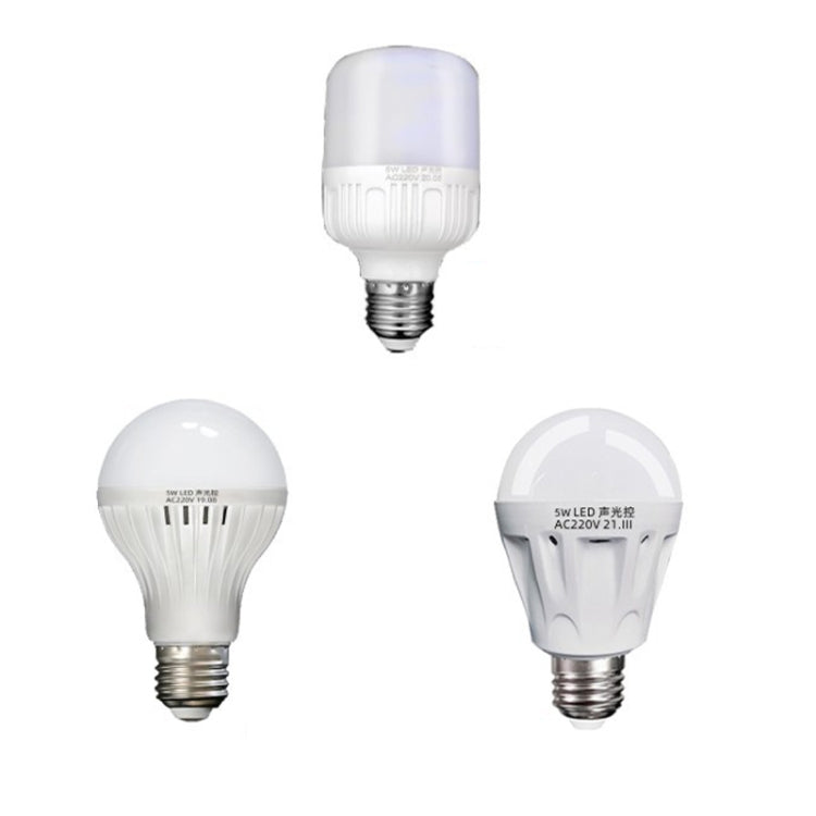 E27 LED Sound/Light Control Bulb Stair Corridor Human Body Sensor Light, Power: 3W(High-quality) - LED Blubs & Tubes by buy2fix | Online Shopping UK | buy2fix