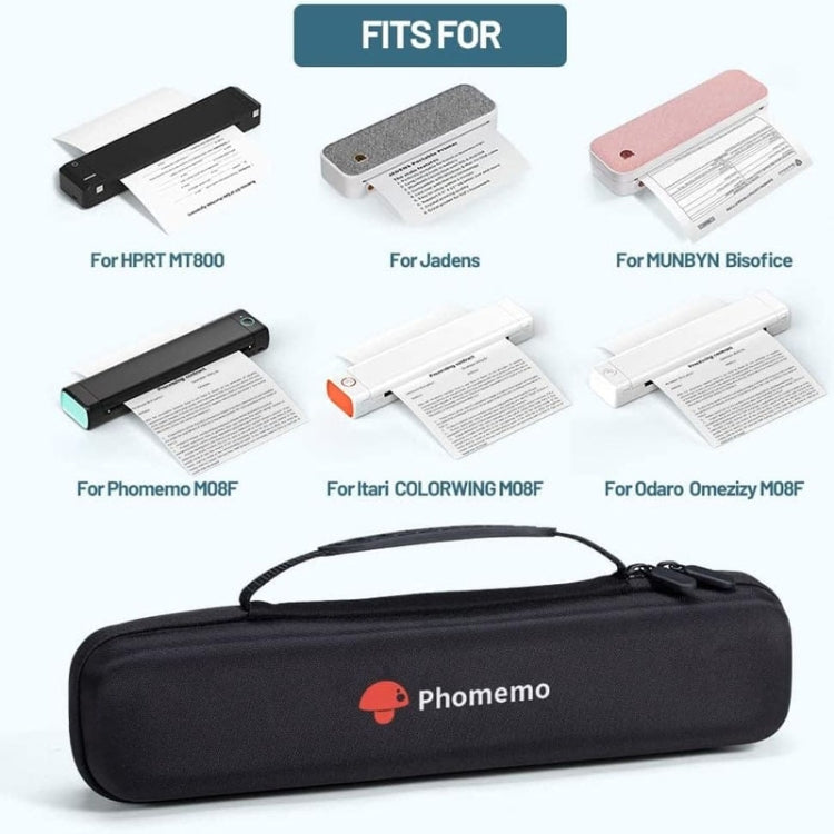 Phomemo Portable Storage Bag For M08F / P831 Printer(Black) - Printer Accessories by Phomemo | Online Shopping UK | buy2fix