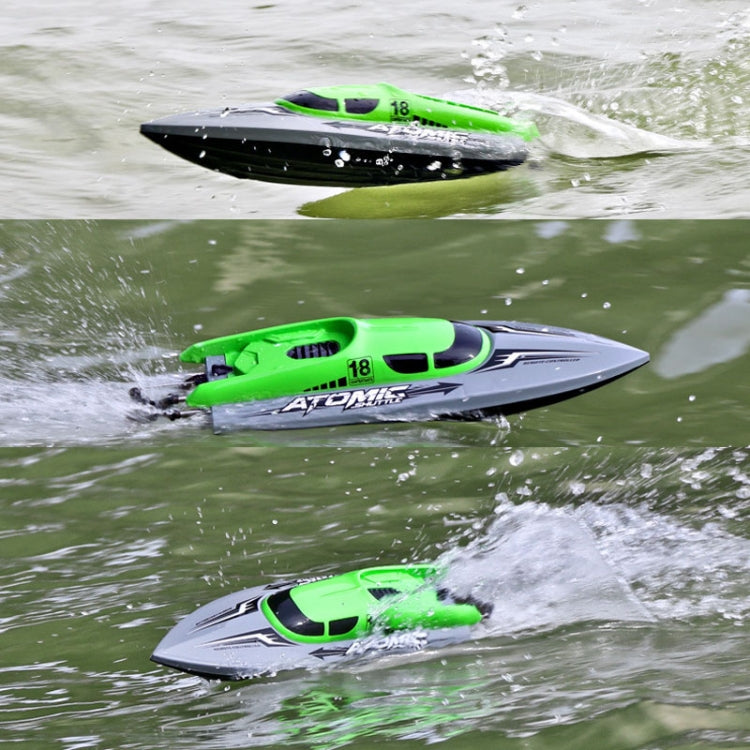 EB02 2.4G Wireless RC Boat Circulating Water-Cooled High-Speed Speedboat Racing Boat Model Toy(Green) - RC Boats by buy2fix | Online Shopping UK | buy2fix