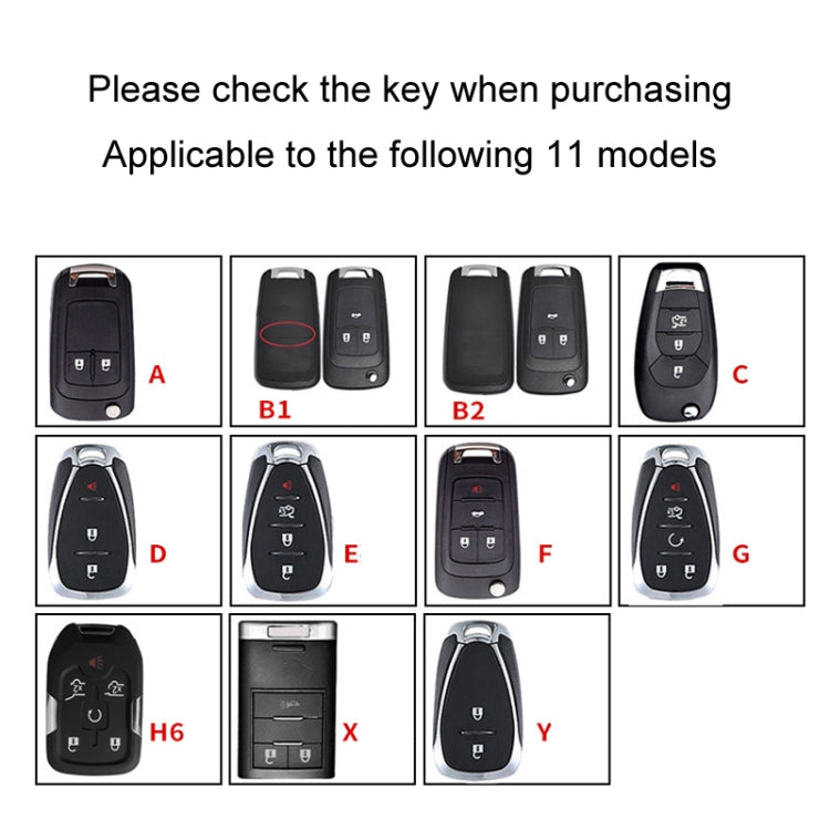 For Chevrolet Car Key Cover Multifunctional Keychain Anti-lost Number Plate, Style: E - Car Key Cases by buy2fix | Online Shopping UK | buy2fix