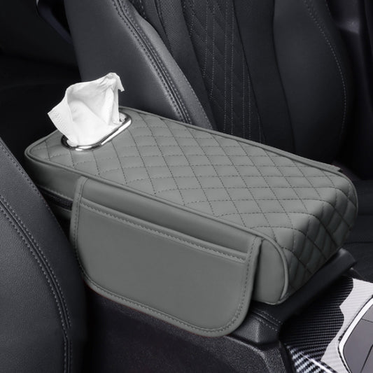 Car Armrest Box Booster Pad Widened Interior Tissue Box, Color: Gray - Stowing Tidying by buy2fix | Online Shopping UK | buy2fix