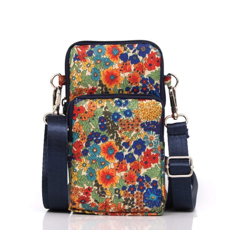 Printed Crossbody Mobile Phone Bag Mini Wallet With Arm Band, Style: Scenery - Single-shoulder Bags by buy2fix | Online Shopping UK | buy2fix