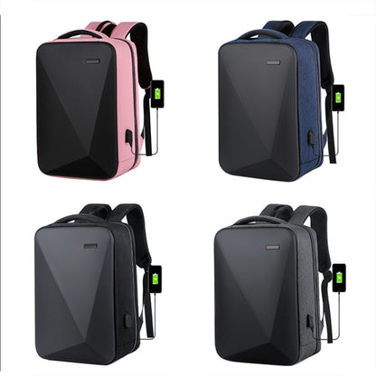16 inch Large Capacity Password Lock Anti-Theft Laptop Backpack With USB Port(Black) - Backpack by buy2fix | Online Shopping UK | buy2fix