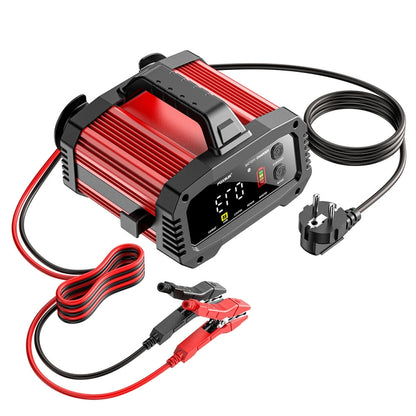 FOXSUR 25A 12V/24V Portable High-Power Car Ship Motorcycle Charger(US Plug) - Battery Charger by FOXSUR | Online Shopping UK | buy2fix