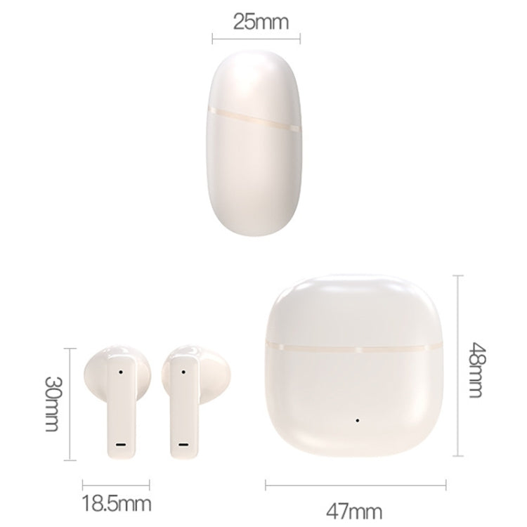 B7 In-Ear Wireless Bluetooth Earphones HD Noise Reduction Gaming Sports Earphone(White) - Bluetooth Earphone by buy2fix | Online Shopping UK | buy2fix