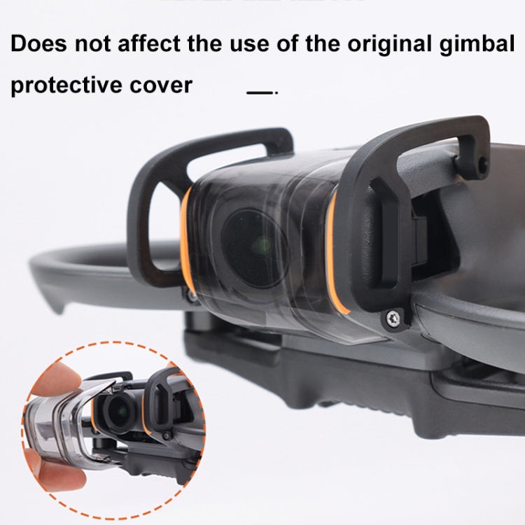 For DJI Avata 2 CQT Aluminum Alloy Drone Gimbal Lens Anti-collision Bumper(Orange) - Other by CQT | Online Shopping UK | buy2fix