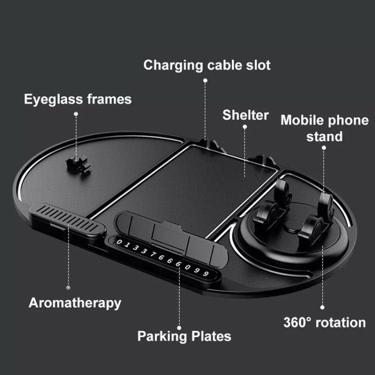 Car Phone Holder Center Console Silicone Anti-skid Pad, Model: CH09 - Car Anti-Slip Mats by buy2fix | Online Shopping UK | buy2fix