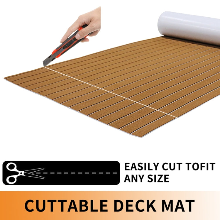 240x45x0.6cm Yacht RV Modification Imitation Teak Floor EVA Anti-slip Mat - Floor Mats by buy2fix | Online Shopping UK | buy2fix