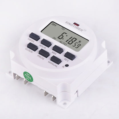 SINOTIMER TM618SH  1 Second Interval Digital LCD Timer Switch Programmable Time Relay 220V - Switch by SINOTIMER | Online Shopping UK | buy2fix