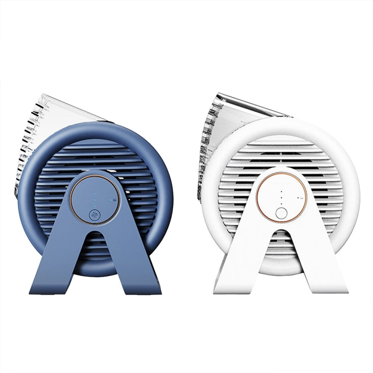 F7 Snail-shaped Desktop Mini Portable Bladeless Air Circulation Fan(White) - Electric Fans by buy2fix | Online Shopping UK | buy2fix