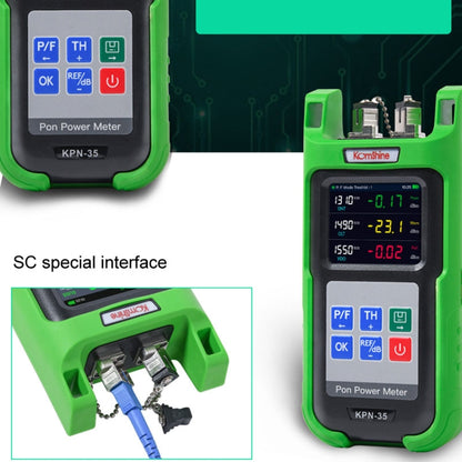 Komshine KPN-35 High Precision PON Optical Power Meter 1310/1490/1550nm Fiber Tester(SC/APC Interface) - Fiber Optic Test Pen by Komshine | Online Shopping UK | buy2fix