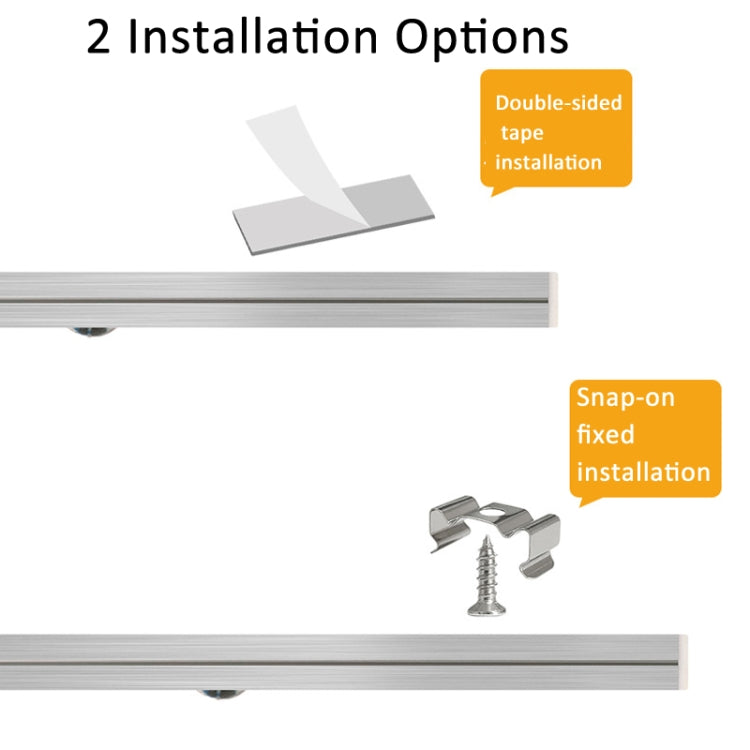 30cm 220V CN Plug Wardrobe Cabinet Lamp LED Light Bar With Button Switch(Warm White) - LED Blubs & Tubes by buy2fix | Online Shopping UK | buy2fix