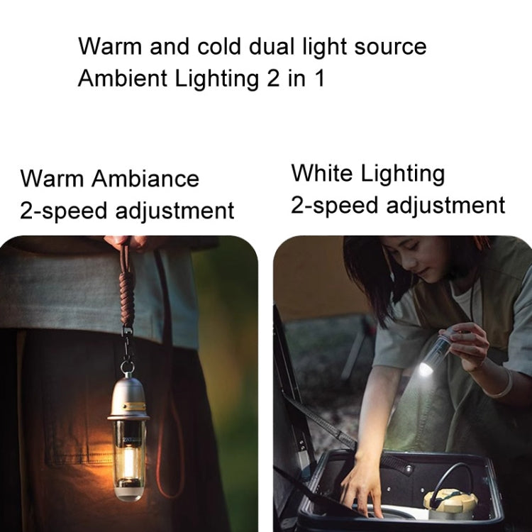 Naturehike Outdoor Portable Camping Light Rechargeable Lighting Flashlight Camping Ambiance Hanging Lamp(Black) - Camping Lighting by Naturehike | Online Shopping UK | buy2fix