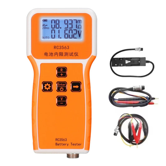 High-Precision Battery Voltage Internal Resistance Tester, Specifications: Host+Probe+Clip+Clamp - Battery & Resistance Tester by buy2fix | Online Shopping UK | buy2fix